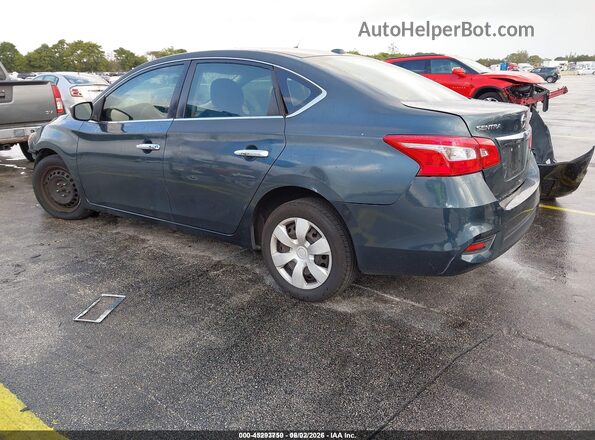 3N1AB7AP1HY348252 2017 NISSAN SENTRA Серый Задняя левая четверть