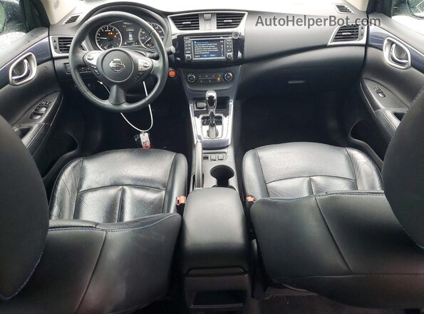 3N1AB7AP1HY370249 2017 NISSAN SENTRA White Вид панелі приладів