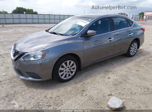 3N1AB7AP1HY374625 2017 NISSAN SENTRA Gray Передня ліва чверть