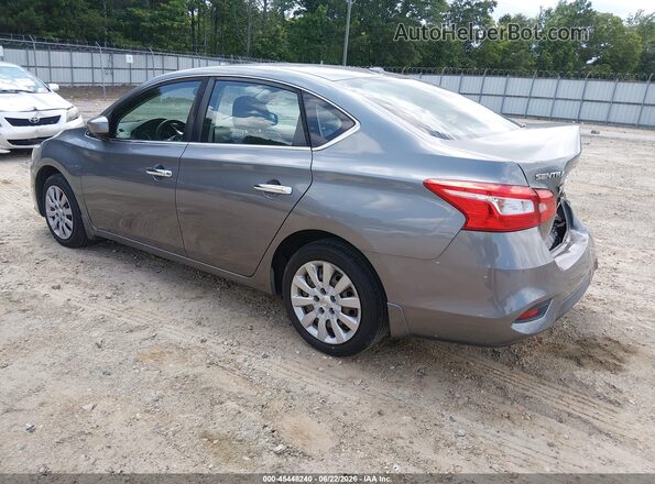 3N1AB7AP1HY374625 2017 NISSAN SENTRA Gray Задня ліва чверть