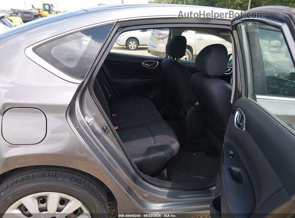 3N1AB7AP1HY374625 2017 NISSAN SENTRA Gray Вид наклейки з VIN-кодом