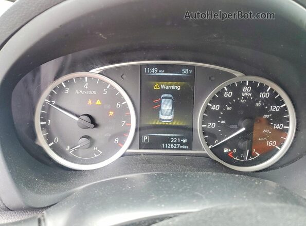 3N1AB7AP1HY379095 2017 NISSAN SENTRA Red Vista del cuadro de instrumentos