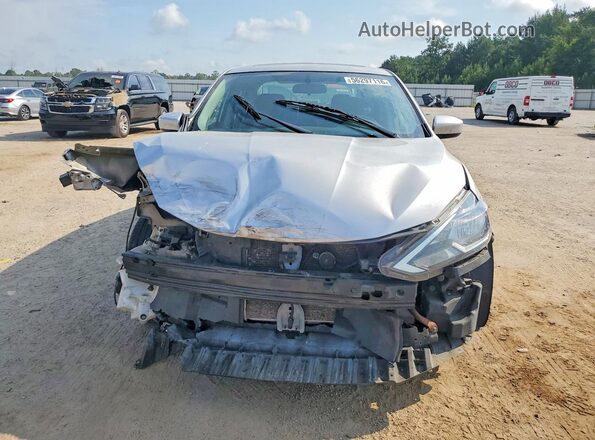3N1AB7AP1HY391683 2017 NISSAN SENTRA Silver Դիմացի տեսք
