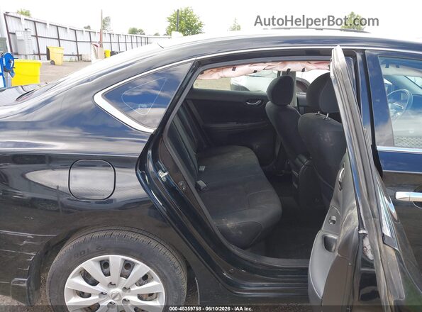 3N1AB7AP1HY404187 2017 NISSAN SENTRA Black Vista de la etiqueta del VIN