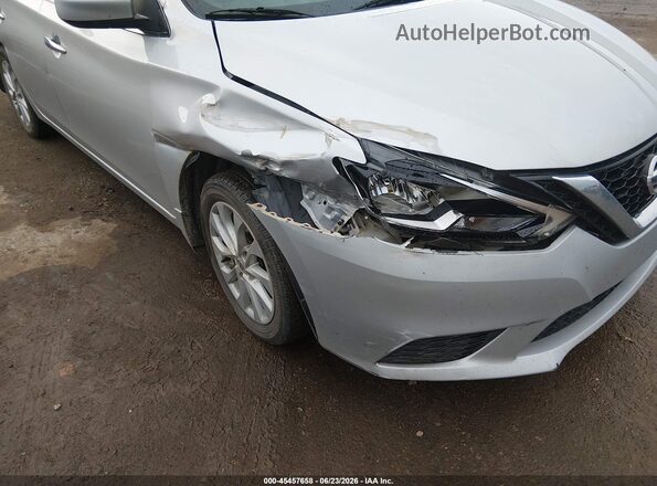 3N1AB7AP1JL631592 2018 NISSAN SENTRA Silver Vista frontal