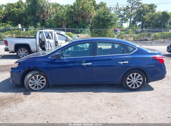 3N1AB7AP1JL636176 2018 NISSAN SENTRA Blue Vista interior de 360 grados