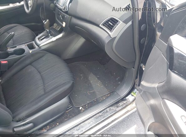 3N1AB7AP1JL647856 2018 NISSAN SENTRA Black წინა სალონის ხედი