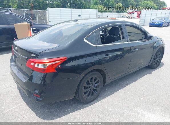 3N1AB7AP1JL647856 2018 NISSAN SENTRA Black უკანა მარჯვენა