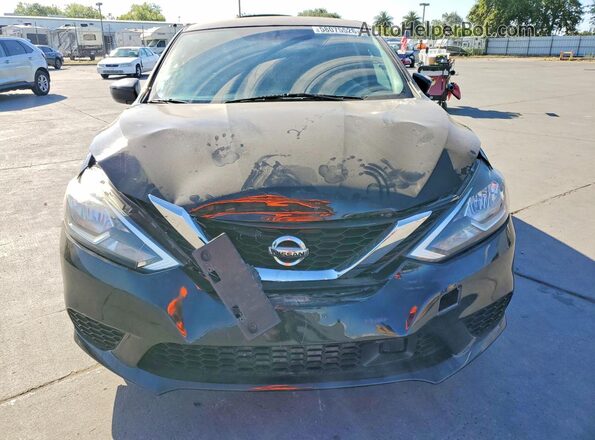 3N1AB7AP1JY242406 2018 NISSAN SENTRA Black Front view