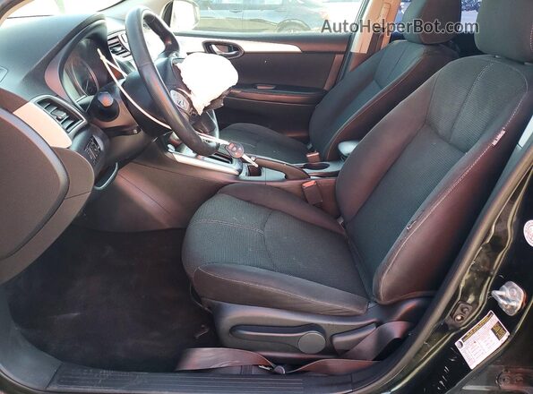 3N1AB7AP1JY242406 2018 NISSAN SENTRA Black Front interior view