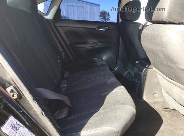 3N1AB7AP1JY242406 2018 NISSAN SENTRA Black Rear seats view
