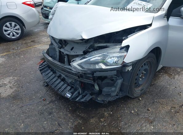 3N1AB7AP1JY254071 2018 NISSAN SENTRA Silver Вид спереду
