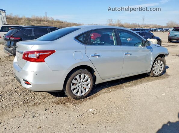 3N1AB7AP1JY289063 2018 NISSAN SENTRA Silver Задня права чверть