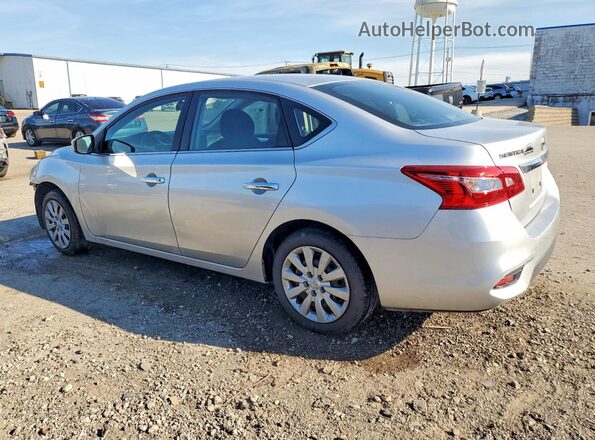 3N1AB7AP1JY289063 2018 NISSAN SENTRA Silver Задня ліва чверть