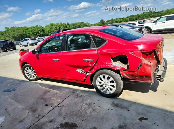 3N1AB7AP1JY289077 2018 NISSAN SENTRA Red Հետևի ձախ