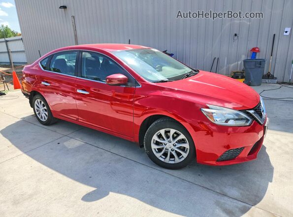 3N1AB7AP1JY289077 2018 NISSAN SENTRA Red Առջևի աջ