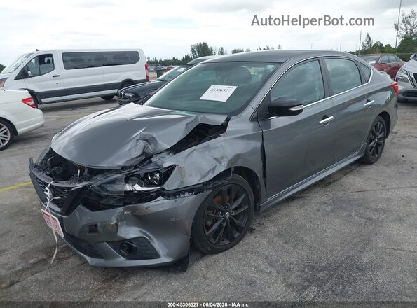 3N1AB7AP1JY290004 2018 NISSAN SENTRA Gray Vista frontal