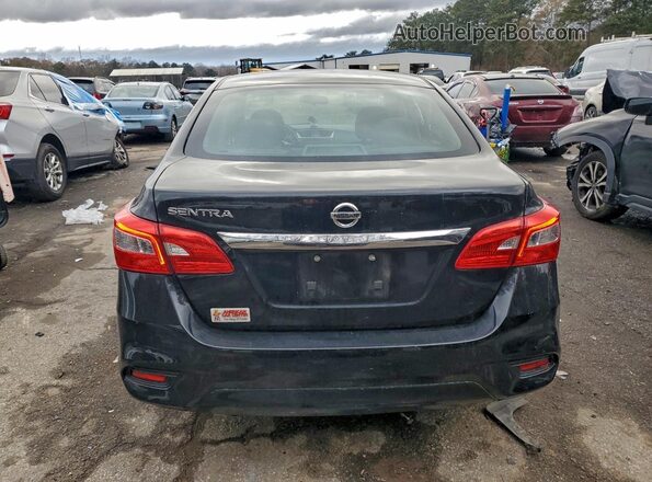 3N1AB7AP1JY309263 2018 NISSAN SENTRA Black Widok z tyłu