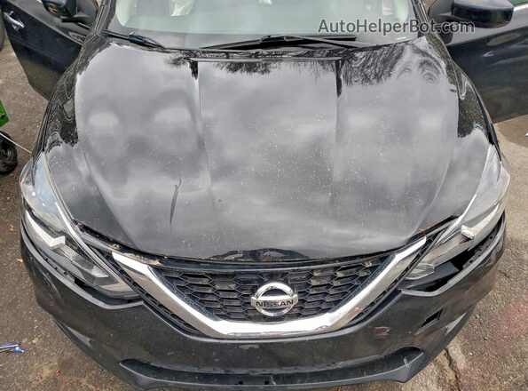 3N1AB7AP1JY309263 2018 NISSAN SENTRA Black Widok wnętrza z tyłu