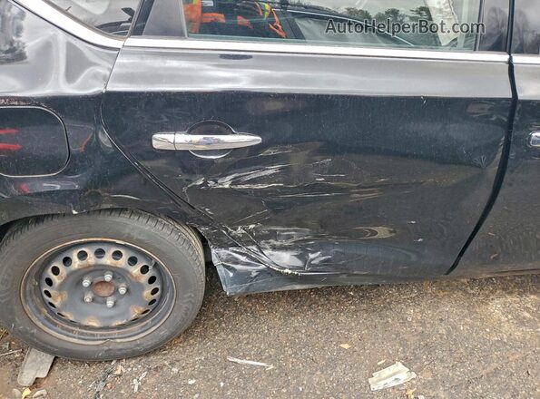 3N1AB7AP1JY309263 2018 NISSAN SENTRA Black Widok tylnych siedzeń