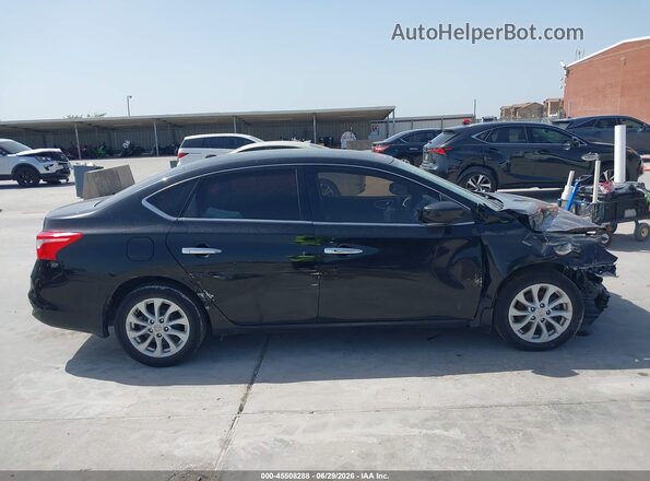 3N1AB7AP1JY317072 2018 NISSAN SENTRA Black Rear interior view