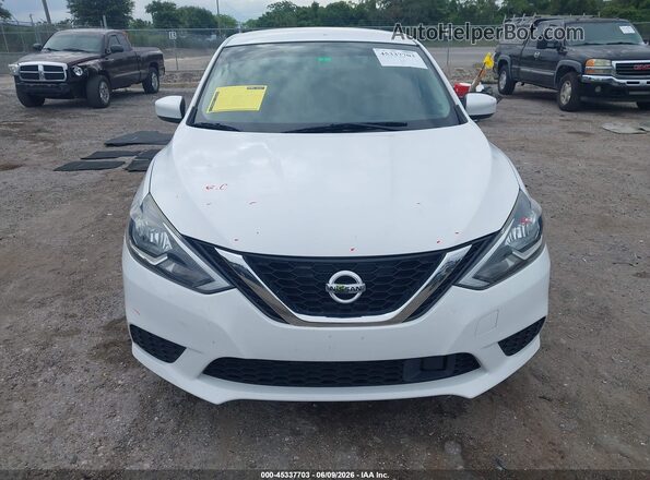 3N1AB7AP1KL603499 2019 NISSAN SENTRA White Vista del cuadro de instrumentos