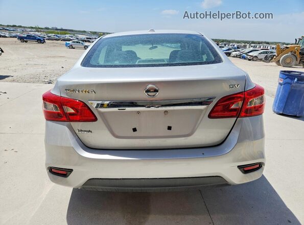 3N1AB7AP1KL606337 2019 NISSAN SENTRA Серебряный Вид сзади