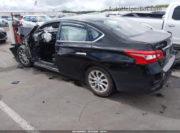 3N1AB7AP1KL610971 2019 NISSAN SENTRA Black Trasero izquierdo