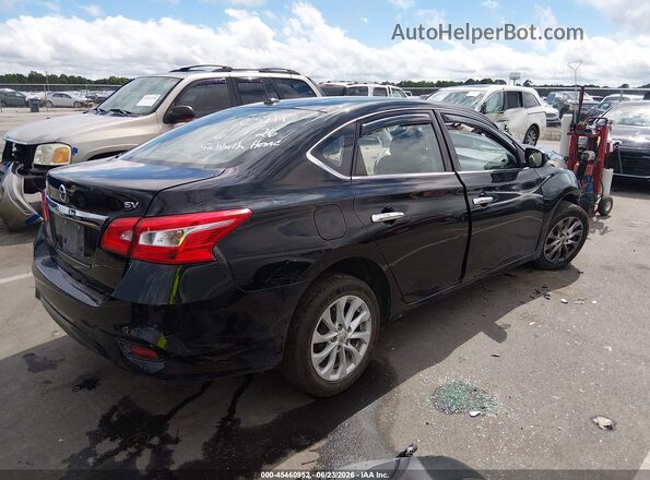 3N1AB7AP1KL610971 2019 NISSAN SENTRA Black Trasero derecho