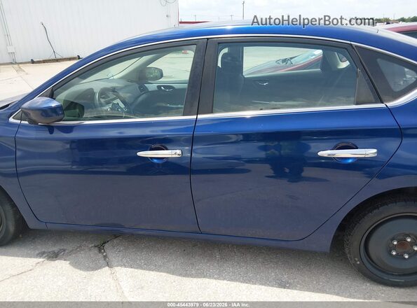 3N1AB7AP1KY244920 2019 NISSAN SENTRA Синий Панорамный вид салона 360°