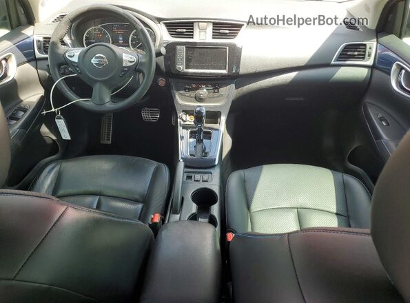 3N1AB7AP1KY247994 2019 NISSAN SENTRA Red Dashboard view