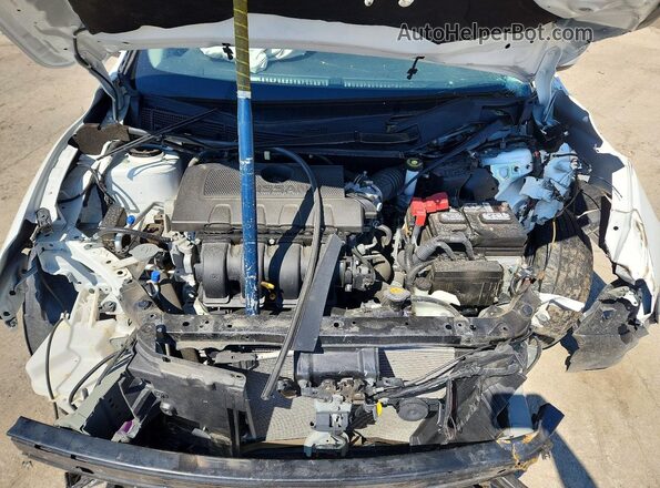 3N1AB7AP1KY249955 2019 NISSAN SENTRA Белый Вид задней части салона