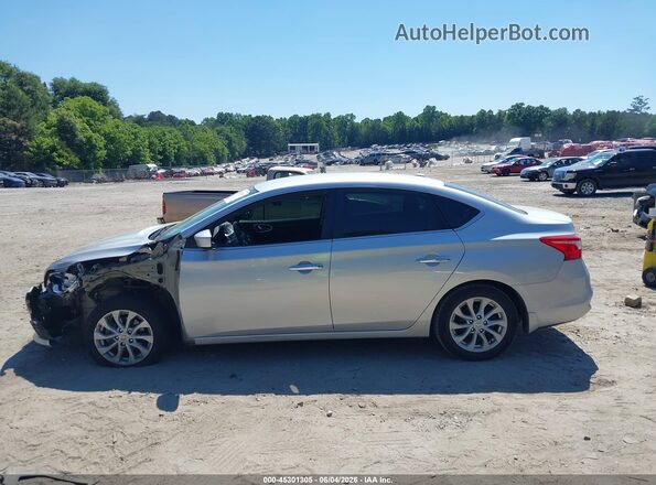 3N1AB7AP1KY255996 2019 NISSAN SENTRA Silver Vista interior de 360 grados