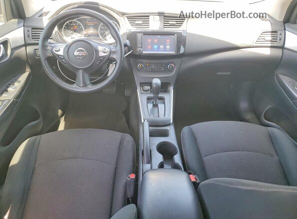 3N1AB7AP1KY257487 2019 NISSAN SENTRA Black Вид панелі приладів