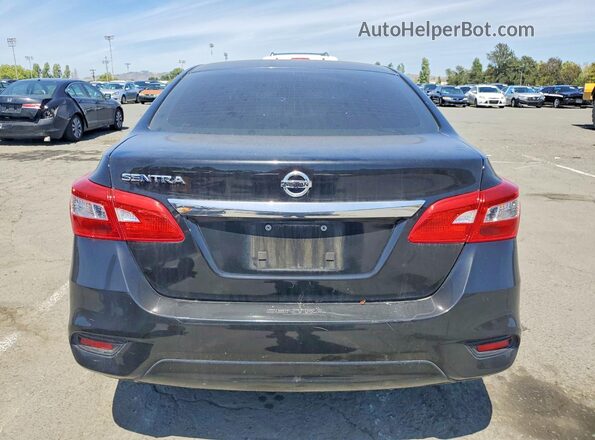 3N1AB7AP1KY257487 2019 NISSAN SENTRA Black Вид ззаду