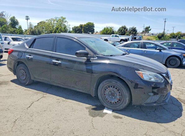 3N1AB7AP1KY257487 2019 NISSAN SENTRA Black Передня права чверть