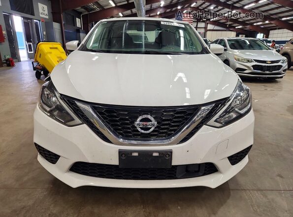 3N1AB7AP1KY260602 2019 NISSAN SENTRA White Вид спереду