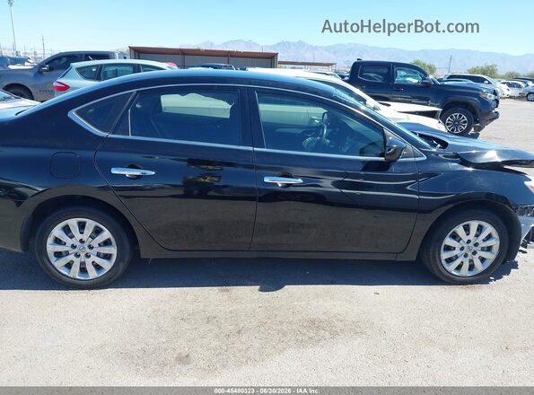 3N1AB7AP1KY265458 2019 NISSAN SENTRA Black Սալոնի 360 աստիճան տեսք