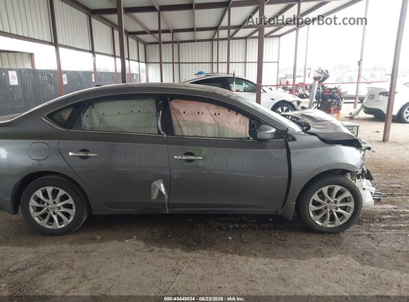 3N1AB7AP1KY270191 2019 NISSAN SENTRA Gray Սալոնի հետևի տեսք