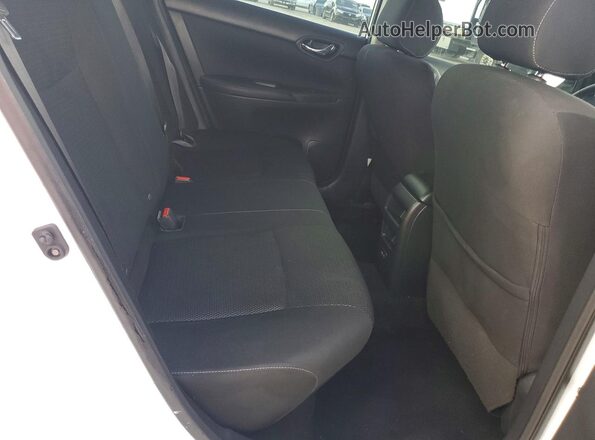 3N1AB7AP1KY270336 2019 NISSAN SENTRA White უკანა სავარძლების ხედი