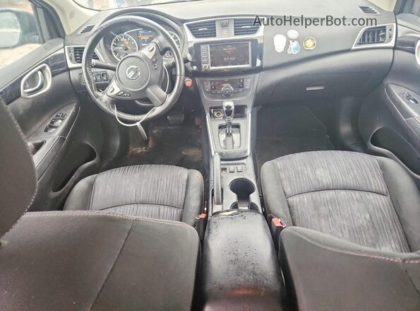 3N1AB7AP1KY272443 2019 NISSAN SENTRA Серый Вид панели приборов