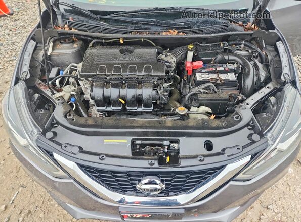 3N1AB7AP1KY272443 2019 NISSAN SENTRA Серый Вид задней части салона