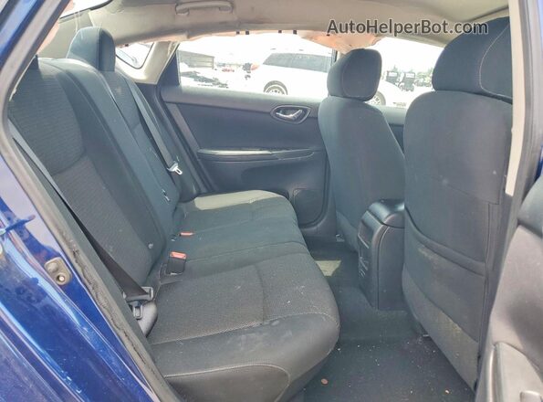3N1AB7AP1KY275066 2019 NISSAN SENTRA Blue Вид задніх сидінь