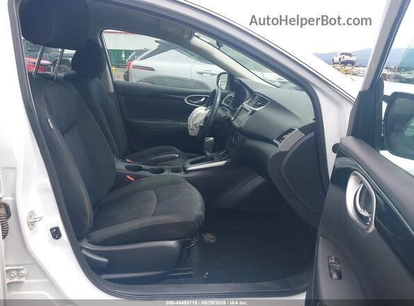 3N1AB7AP1KY279358 2019 NISSAN SENTRA White წინა სალონის ხედი