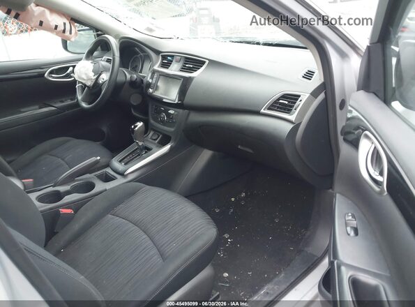 3N1AB7AP1KY313735 2019 NISSAN SENTRA Silver Սալոնի դիմացի տեսք