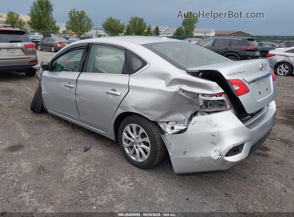 3N1AB7AP1KY313735 2019 NISSAN SENTRA Silver Հետևի ձախ