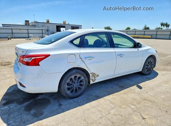 3N1AB7AP1KY319759 2019 NISSAN SENTRA White უკანა მარჯვენა