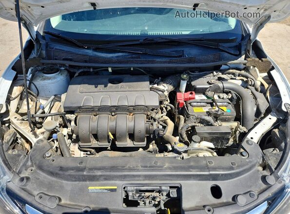 3N1AB7AP1KY319759 2019 NISSAN SENTRA White უკანა სალონის ხედი
