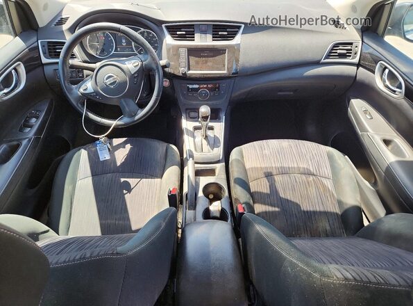 3N1AB7AP1KY319759 2019 NISSAN SENTRA White წინა პანელის ხედი
