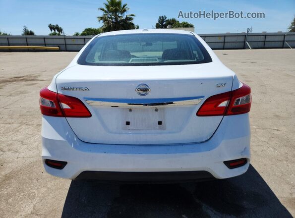 3N1AB7AP1KY319759 2019 NISSAN SENTRA White უკანა ხედი